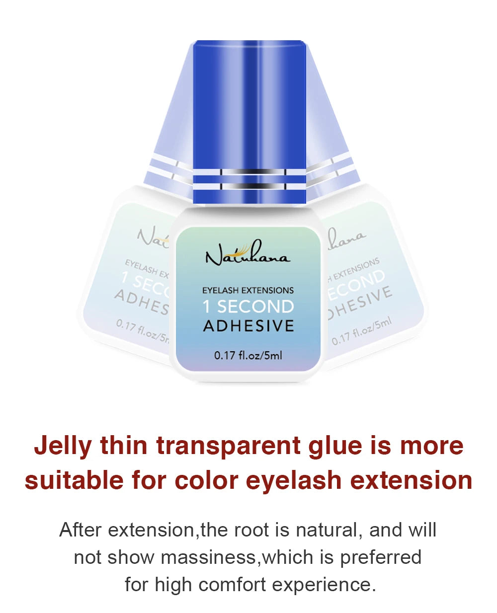 Fast Drying Eyelash Glue for Extensions 5ml - Smarsty