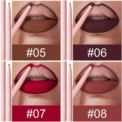 Matte Red Brown Lip Liner Pencil for Plump Lips - Smarsty