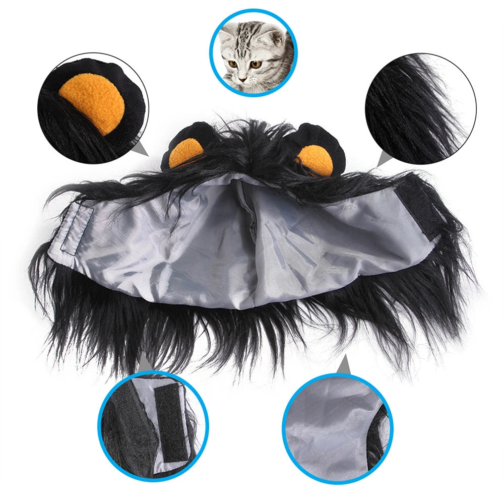 Cat Lion Mane Costume Wig for Fun Dress Up - Smarsty