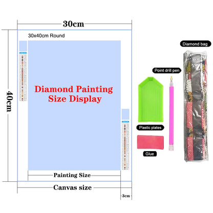 Purple Moon DIY 5D Diamond Painting Kit for Home Decor - Smarsty