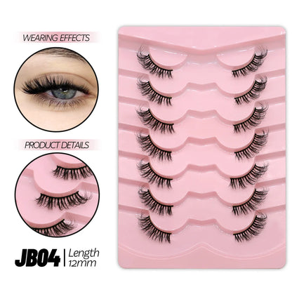 GROINNEYA Soft Natural Faux Mink Eyelashes for Everyday Wear - Smarsty