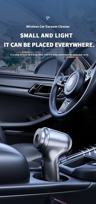 Cordless Car Vacuum Cleaner With Strong Suction Power - Smarsty