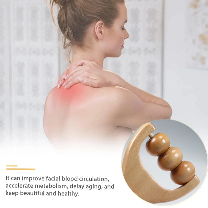 Natural Wood Massage Roller for Full Body Relief - Smarsty