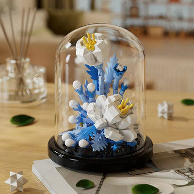 Micro particle building block bouquet handmade gift, children's puzzle toy handmade DIY sunflower desktop decoration ornament - Smarsty