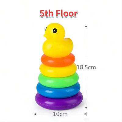 Montessori Baby Toy Rolling Ball Tower Montessori Educational Games For Babies Stacking Track Baby Development Toys 1 2 3 Years - Smarsty
