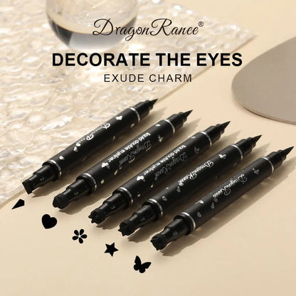 Dragon Ranee Waterproof Double Head Eyeliner for Easy Application - Smarsty
