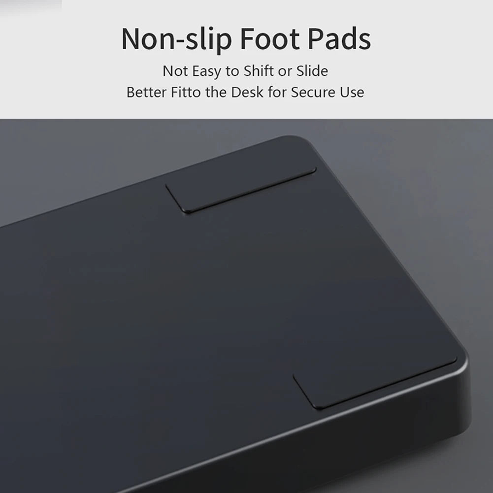 81 Keys Gaming Keyboard Wrist Rest Pad Ergonometric Soft Memory Foam Hand Support Anti-Slip Stable Base for Work Studying Gaming