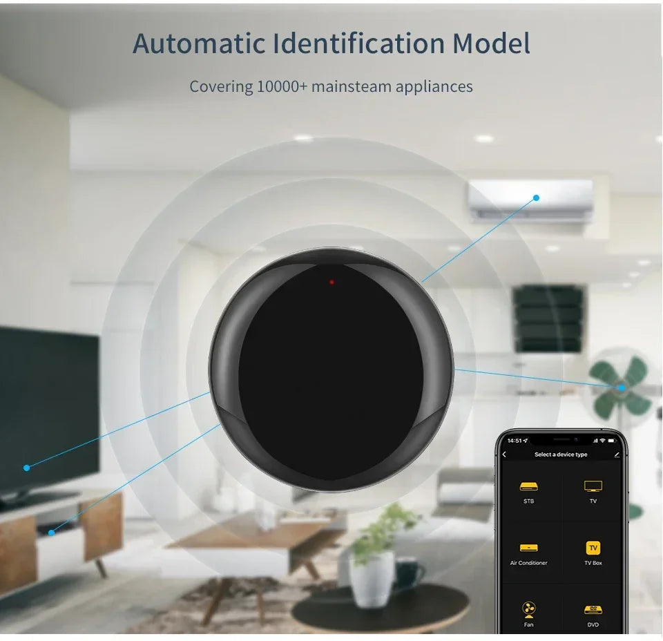 Tuya WiFi Smart Universal Remote Controller For Home - Smarsty