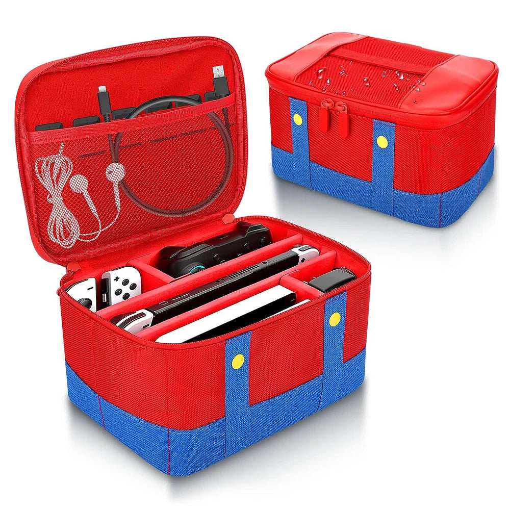 Large Waterproof Carrying Case for Nintendo Switch OLED - Smarsty