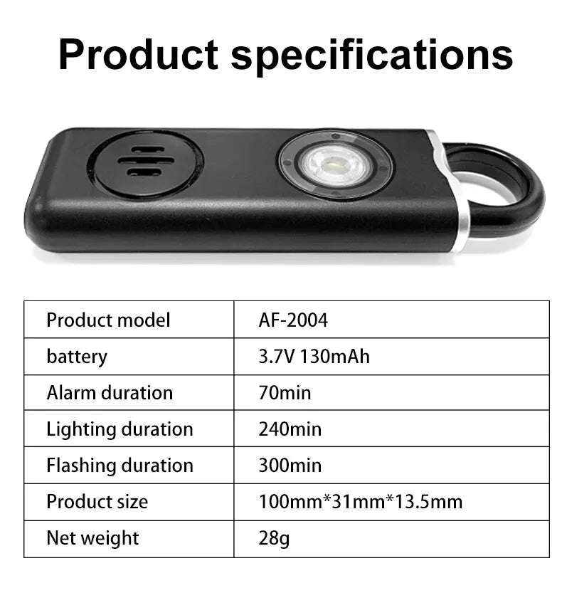 He Original Personal Safety Siren for Women - 130dB Siren, Strobe & Key Chain 3 Pop Colors AF2004 Anti Robbery Call for Help by Smarsty