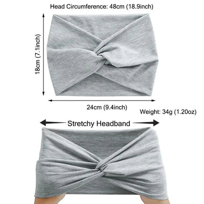 Extra Large Thick Wide Headband Turban Comfortable Fit - Smarsty