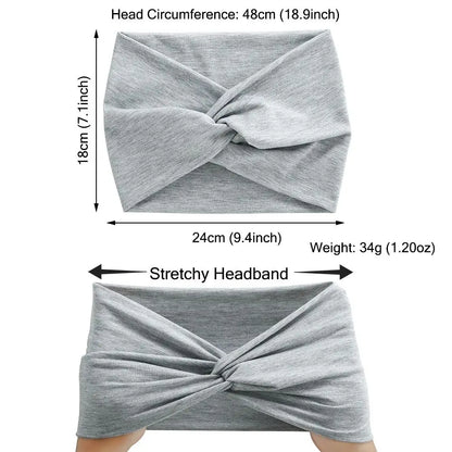 Extra Large Thick Wide Headband Turban Comfortable Fit - Smarsty