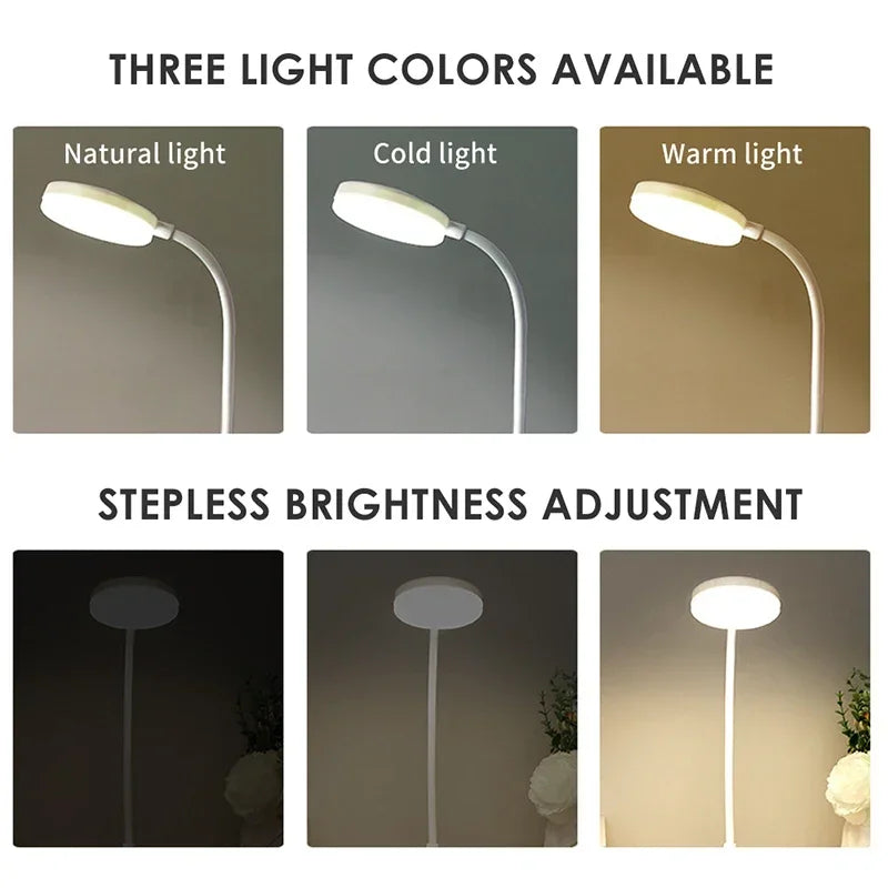 Flexible LED Desk Lamp with 3-Level Dimmer for Eye Care - Smarsty