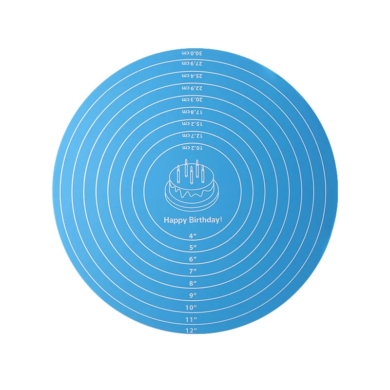 FAIS DU Non-Stick Cake Turntable with Silicone Mat - Smarsty
