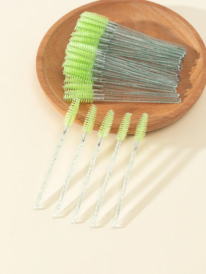 Disposable Eyelash Brushes for Makeup Application 50 or 100 Pack - Smarsty