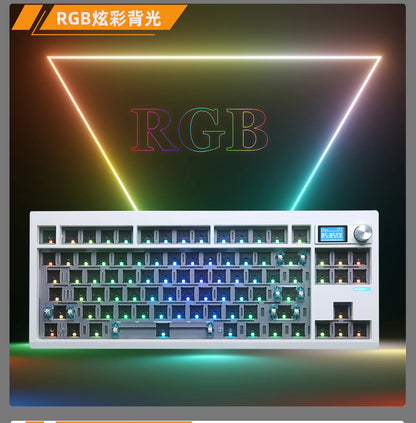 Gasket Mounted Mechanical Keyboard Kit With TFT Screen