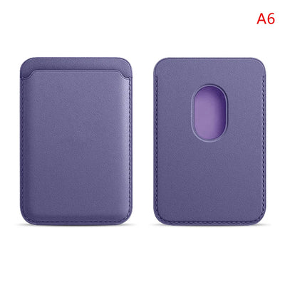 MagSafe Leather Wallet Case With Card Holder For iPhone - Smarsty