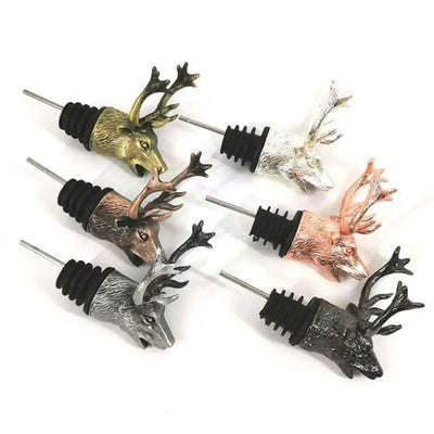 Deer Head Wine Pourer Stopper for Easy Aeration - Smarsty