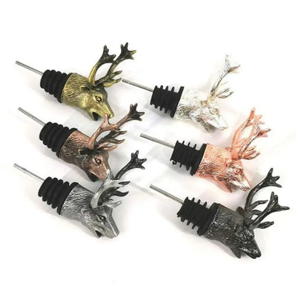 Deer Head Wine Pourer Stopper for Easy Aeration - Smarsty