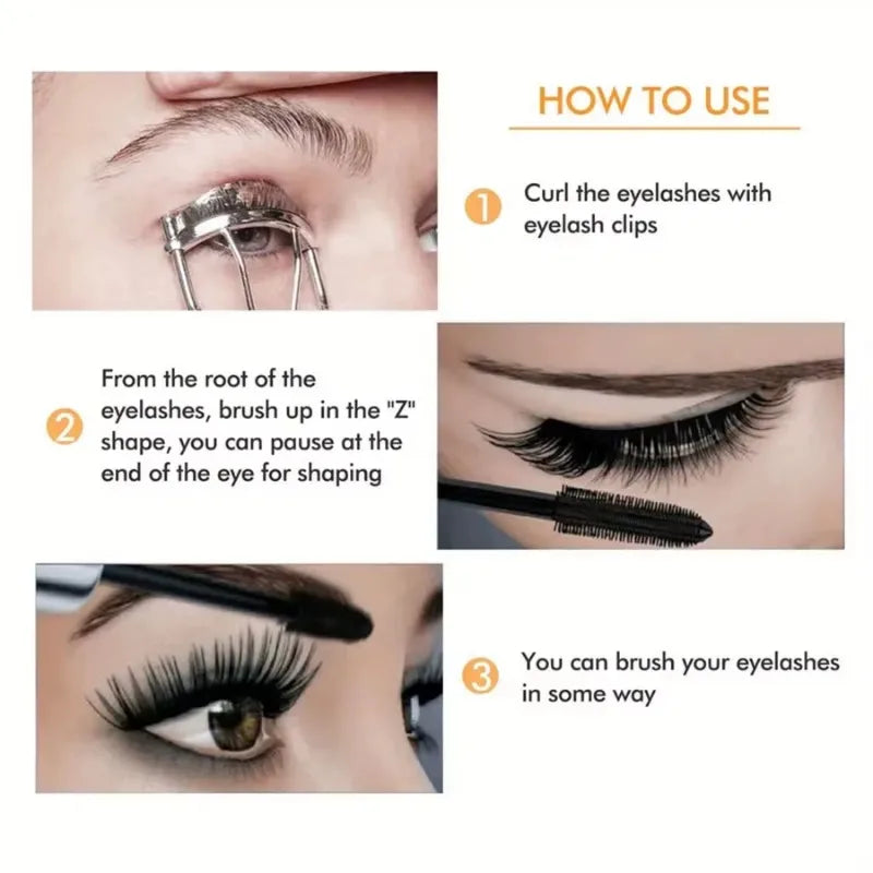 Waterproof 4D Mascara for Thick Long-lasting Curl - Smarsty
