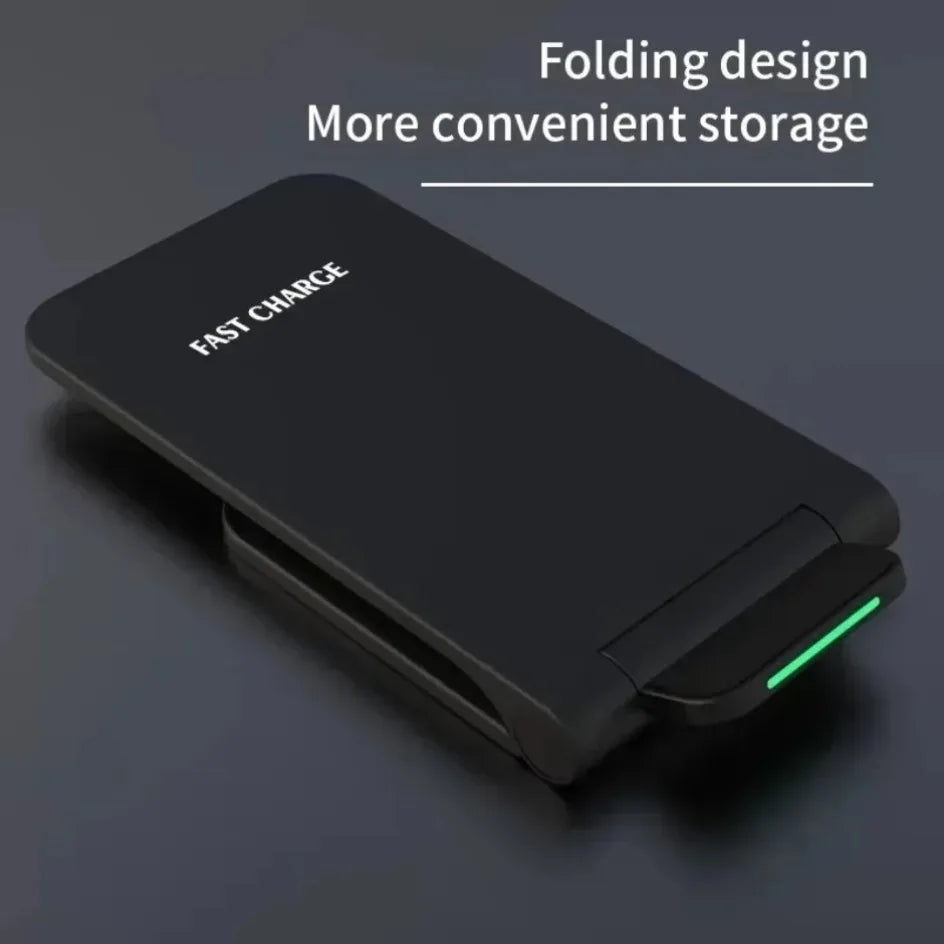 Foldable Wireless Charging Station Desktop Stand For Phones - Smarsty