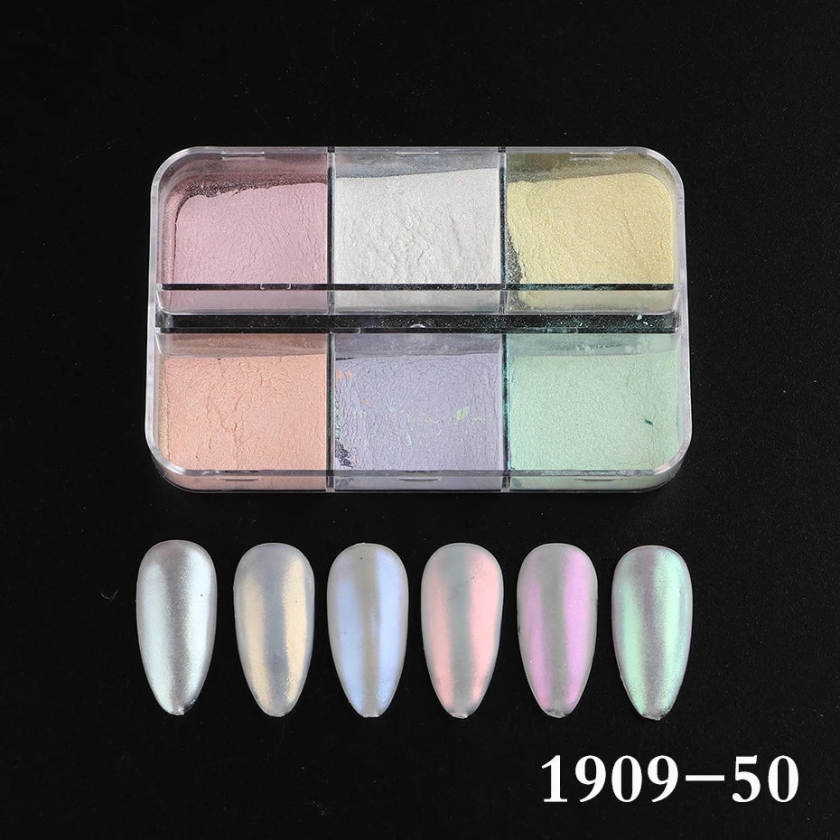 Metallic Chrome Nail Glitter Powder for Stunning Manicures - Smarsty