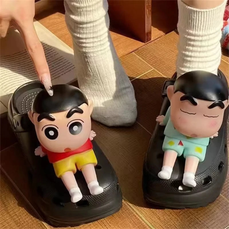 MINISO Personality Cute Cartoon 3D Shoe Charms Funny DIY Sandal & Clog Decorations Holiday Gift For Boys And Girls