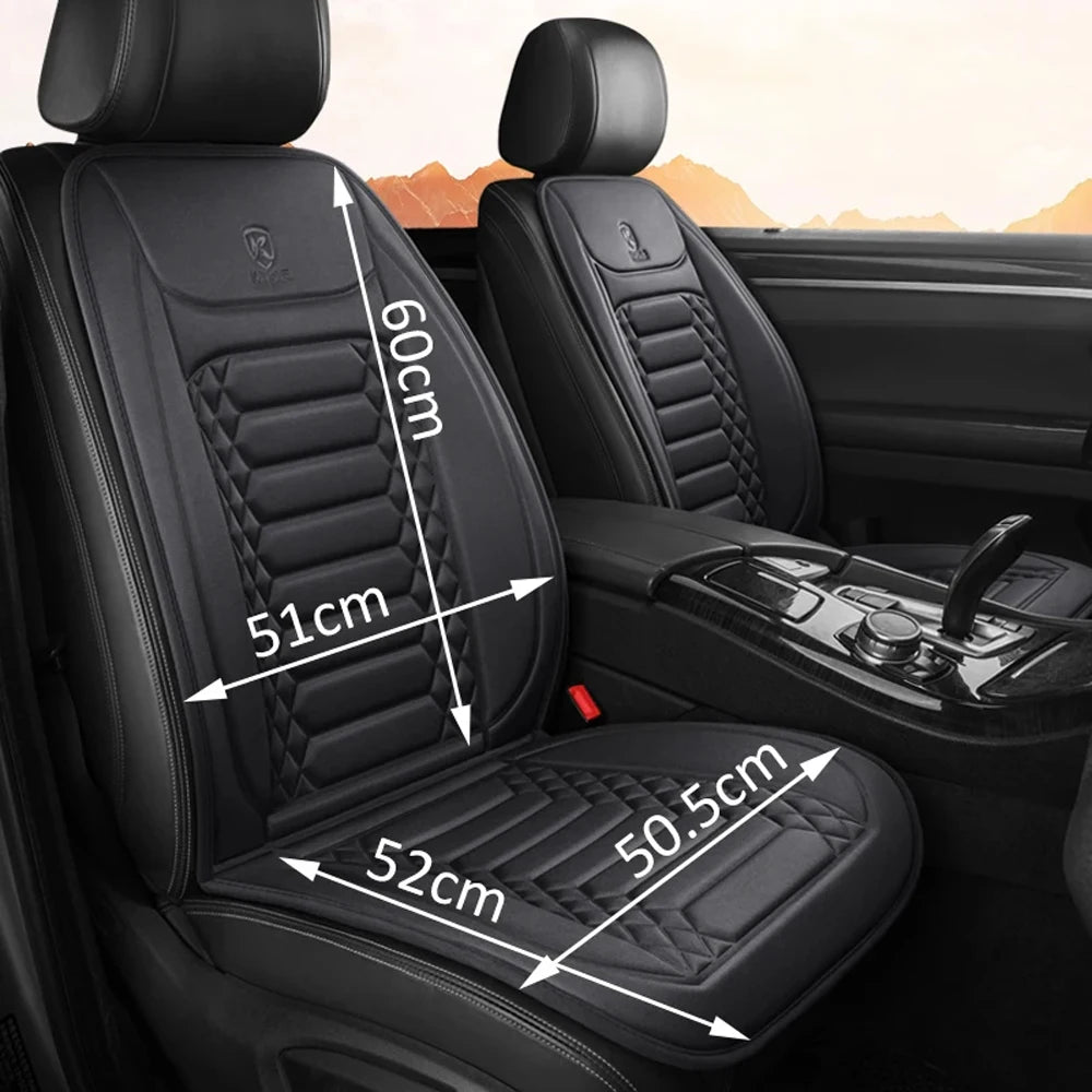 Heated Car Seat Cover 12V Warmth Pad For Winter Comfort - Smarsty