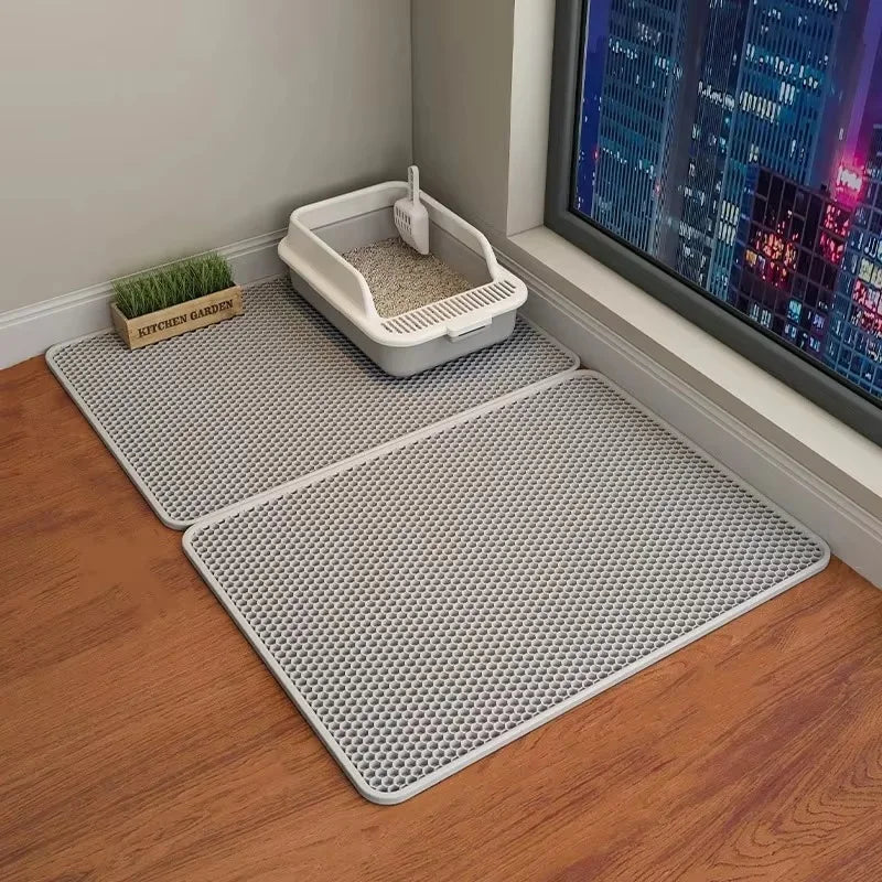 Waterproof Cat Litter Mat Non-Slip Easy Cleanup - Smarsty