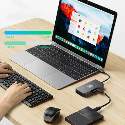 USB C Hub Docking Station Multiport 4K HDMI RJ45 VGA - Smarsty
