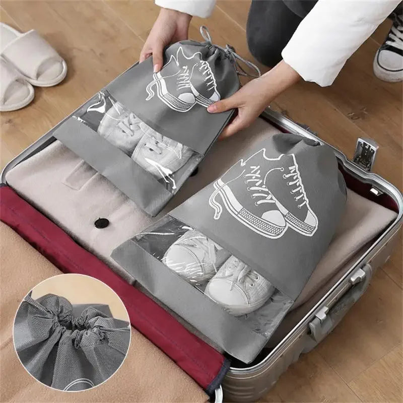 Nonwoven Shoe Storage Bag Travel Organizer Waterproof - Smarsty