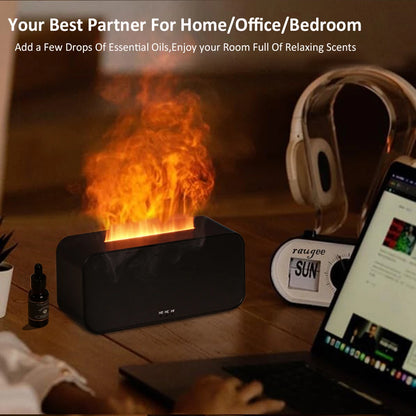 Mini Flame Aroma Diffuser With LED Light - Smarsty