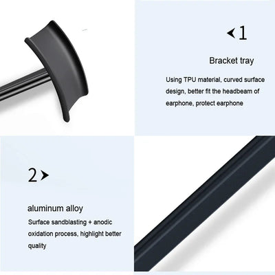 Detachable Headphone Holder for Safe Storage and Display - Smarsty