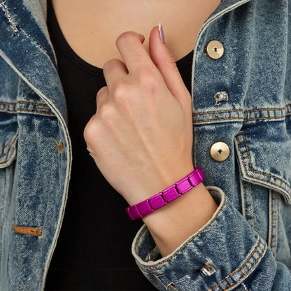 Stainless Steel Elastic Italian Link Bracelet Durable Charm Bangle - Smarsty