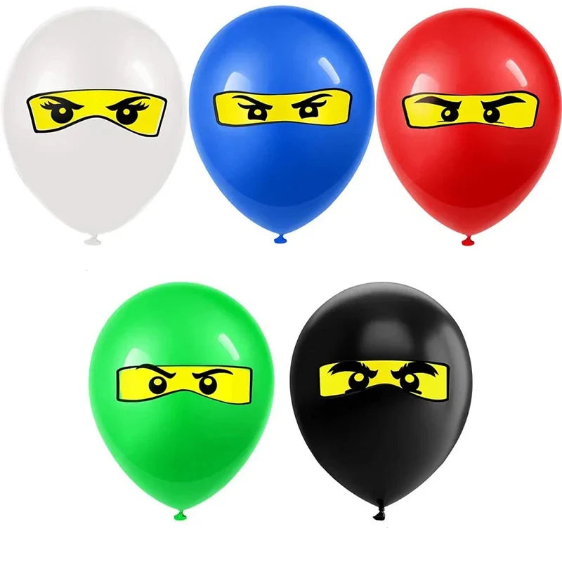 Ninja Theme Birthday Party Disposable Tableware Set - Smarsty