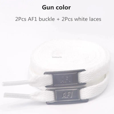 Original AF1 Shoelaces Combination White Flats laces and Shoe Decoration Suit Sneaker Shoelace Air Force one Shoes Accessories - Smarsty