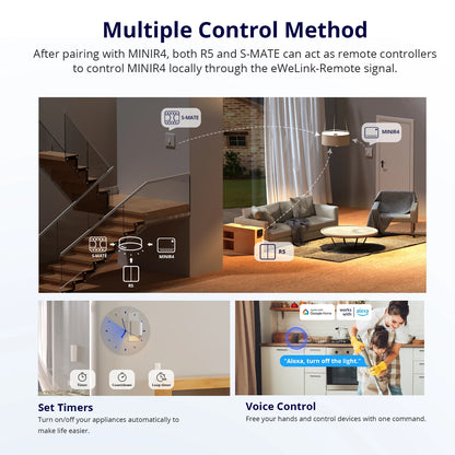 Sonoff Mini R4 WiFi Smart Home Switch Remote Control - Smarsty