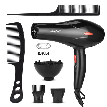 CkeyiN 1600W Hair Dryer with Negative Ion Technology - Smarsty