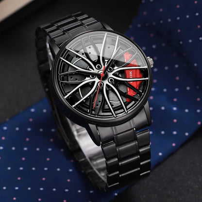 Fashion Men's Quartz Watch with Stainless Steel Band - Smarsty