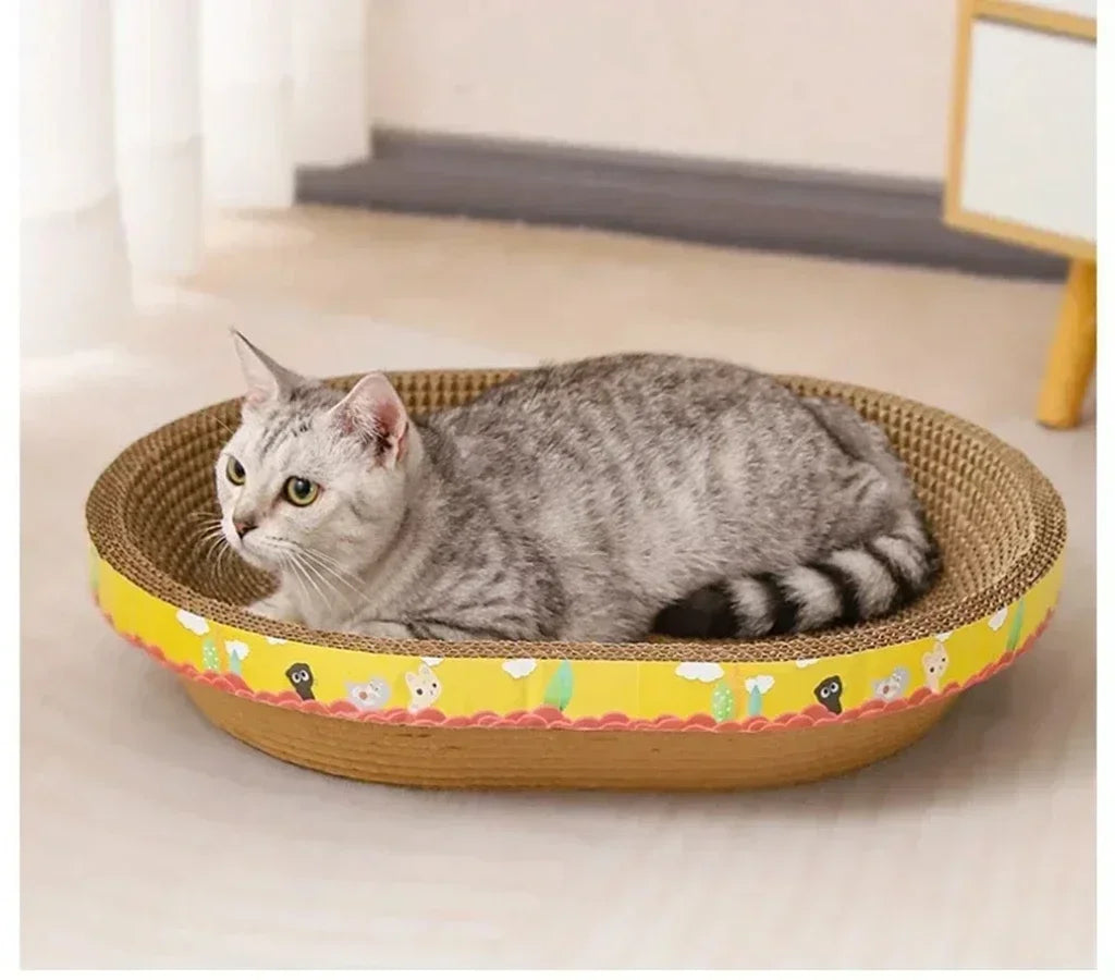 Cat Scratching Board with Durable Corrugated Paper - Smarsty
