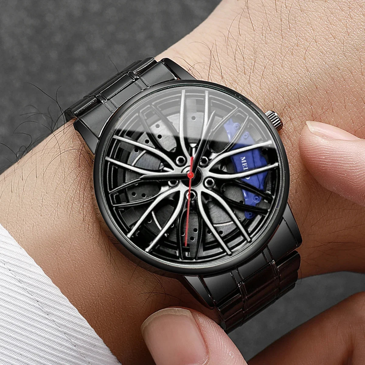 Fashion Men's Quartz Watch with Stainless Steel Band - Smarsty
