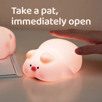 Cute Silicone Rabbit LED Night Light for Kids - Smarsty