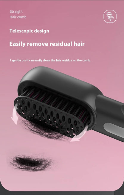 Wireless Hair Straightener Comb with Negative Ions - Smarsty