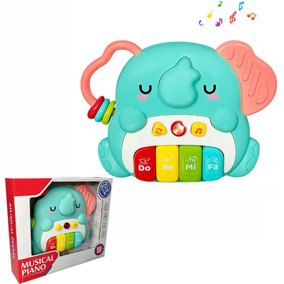 Kids Cartoon Piano Keyboard Game with Animal Sounds Flashing Light Music Baby Instrument Music Toys Educational Toys Kids Gifts by Smarsty