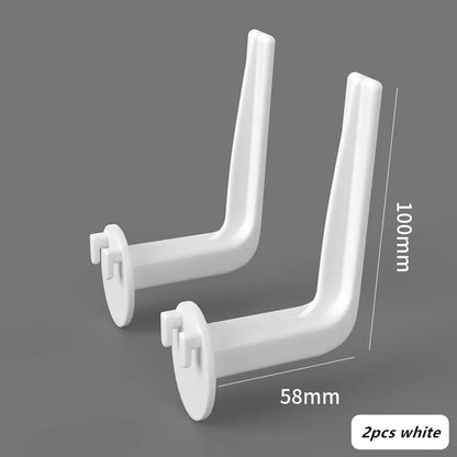 Punch-free Hole Board Vertical Desktop Wall Hanging Office Desk Storage Shelf Reading Room Desktop kitchen Bathroom Storage Rack by Smarsty