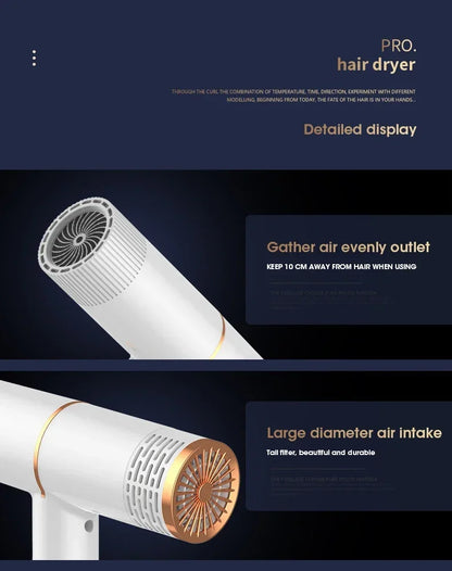 Professional Hair Dryer with Ionic Technology for Fast Drying - Smarsty