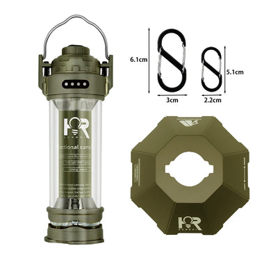 Camping Lamp Portable Tent Lantern Lamp USB Charging Lamps Outdoor Camping Emergency Lamp Flashlight Hiking for CARGO by Smarsty