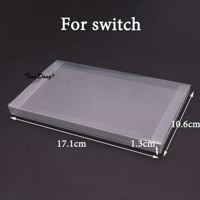 10PCS Clear Game Cartridge Box Protectors for Nintendo - Smarsty