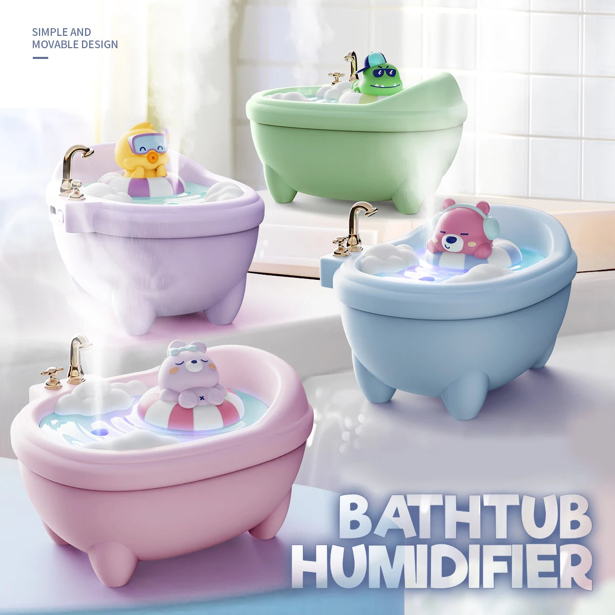 Tub Air Humidifier Silent USB Aromatherapy Diffuser - Smarsty