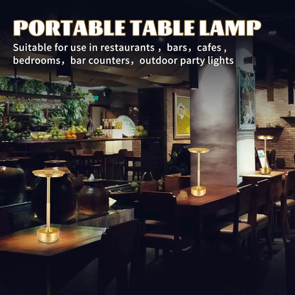 Wireless LED Touch Sensor Table Lamp for Bedroom Decor - Smarsty